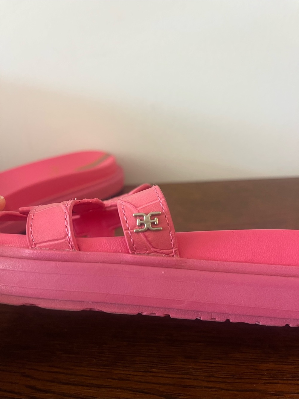 Pink Sam Edelman Slide Sandals - Picture 5 of 7